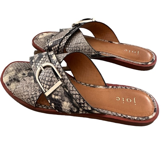 Joie Snake Print Sandals - Picture 3 of 5